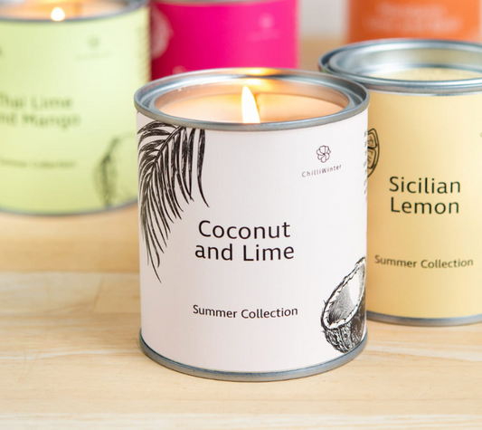 Coconut & Lime Soy Wax Candle