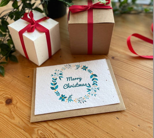 Merry Christmas - Plantable Greeting Card