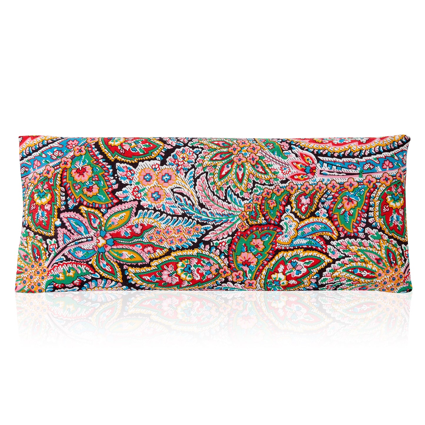 Relaxation Lavender Eye Pillow  - Red Paisley Pattern