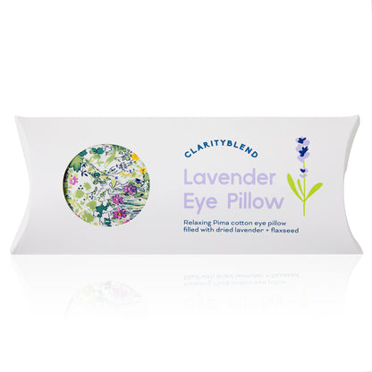 Relaxation Lavender Eye Pillow - Green Garden Pattern