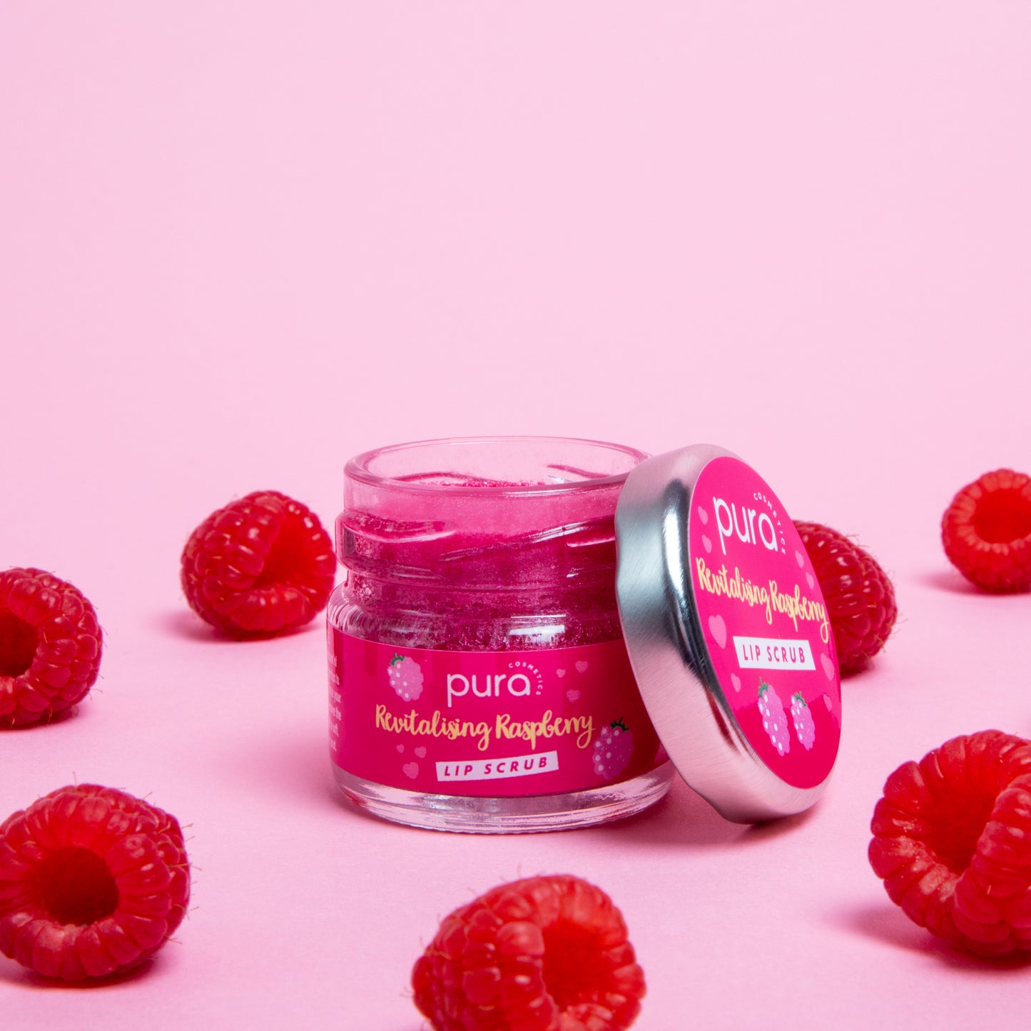 Revitalising Raspberry Lip Scrub